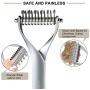 DUTRIX Pet Grooming Brush 2 Sided Grooming Rake for Cats & Dogs &Horses Deshedding Mats & Tangles Best Dematting Tool for Short Medium Long Haired