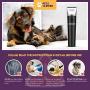 Domipet Dog Clippers for Grooming Professional Rechargeable Cordless Pet Grooming Kit Electric Pets Hair Trimmers Shaver for Dogs Cats Quiet Comb Guides Scissors Cleaning Brush Oil Kits