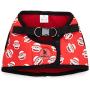 The Worthy Dog Printed Harness Red Sock Monkey for Small Medium Large Dogs-Red