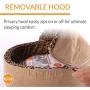 K&H PET PRODUCTS Thermo-Kitty Deluxe Hooded Cat Bed