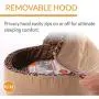 K&H PET PRODUCTS Thermo-Kitty Deluxe Hooded Cat Bed K&H PET PRODUCTS Thermo-Kitty Deluxe Hooded Cat Bed