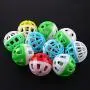 ttnight Pet Balls, Plastic Hollow Out Round Pet Cat Colorful Ball Toys with Small Bell, 10pcs ttnight Pet Balls, Plastic Hollow Out Round Pet Cat Colorful Ball Toys with Small Bell, 10pcs