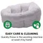 Furhaven Pet Dog Bed - Cooling Gel Memory Foam Faux Fleece and Chenille Soft Woven Traditional Sofa-Style Living Room Couch Pet Bed with Removable Cover for Dogs and Cats