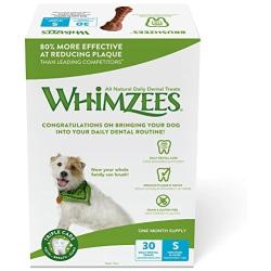 Whimzees Natural Grain Free Dental Dog Treats, Brushzees