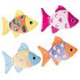 Spot 52075 4.5 Shimmer Glimmer Fish With Catnip Cat Toy Assorted Colors