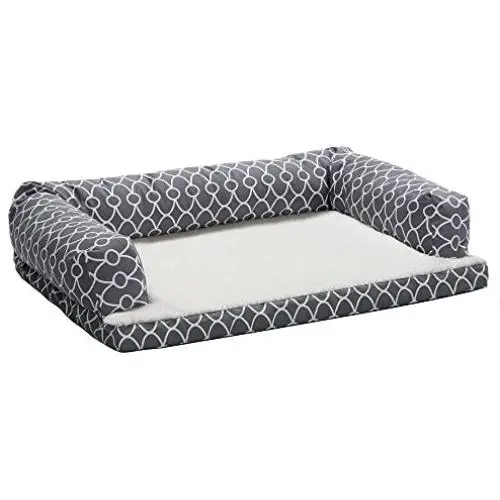 Orthopedic Dog Sofa w/Over-Stuffed Bolsters for Large Dogs Orthopedic Dog Sofa w/Over-Stuffed Bolsters for Large Dogs