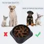 JASGOOD Slow Feeder Dog Bowl with Collapsible Dog Bowl-Puppy Puzzle Dog Food Bowl,Slow Eating Dog Bowl for Medium Dogs JASGOOD Slow Feeder Dog Bowl with Collapsible Dog Bowl-Puppy Puzzle Dog Food Bowl,Slow Eating Dog Bowl for Medium Dogs