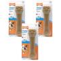 Nylabone (3 Pack) Just for Puppies Chicken Flavored Bone Teething Chew Toy - Size Souper/XL