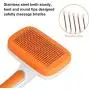 FYRA Dog Brush & Cat Brush, Pet Grooming Comb with Massages Particle, for Removes Undercoat, Shedding Mats and Tangled Hair, Easy to Clean, Pet Grooming Tools of Dogs and Cats. FYRA Dog Brush & Cat Brush, Pet Grooming Comb with Massages Particle, for Removes Undercoat, Shedding Mats and Tangled Hair, Easy to Clean, Pet Grooming Tools of Dogs and Cats.