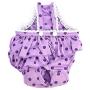 ZEEY Wave Point Colorful Cosy Female Dog Cotton Tighten Strap Physiological Pants Pet Underwear Diapers