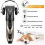 Dog Clippers 11 in 1 Dog Grooming Kit Low Noise Cordless Electric Dog Shavers with Comb Guides and Scissors, Professional Pet Grooming for Small Dogs and Cats, Quiet and Washable Dog Hair Trimmers