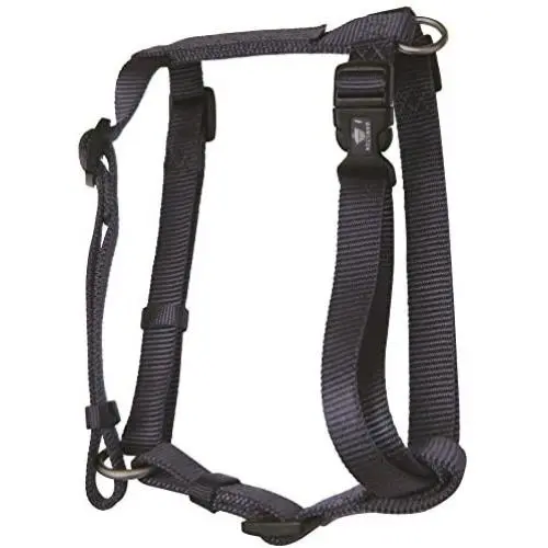 Hamilton Adjustable Comfort Dog Harness Fits Chest Size 20-Inch to 30-Inch with Brushed Hardware Ring, Medium, Graphite Hamilton Adjustable Comfort Dog Harness Fits Chest Size 20-Inch to 30-Inch with Brushed Hardware Ring, Medium, Graphite