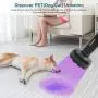 BRIONAC UV Black Light Flashlight, 128 LED 395nm Wavelength Blacklight for Pet (Cat/Dog) Urine Detection with 6AA Batteries (Not Included), Dry Stains, Scorpion and Pet Urine Detector BRIONAC UV Black Light Flashlight, 128 LED 395nm Wavelength Blacklight for Pet (Cat/Dog) Urine Detection with 6AA Batteries (Not Included), Dry Stains, Scorpion and Pet Urine Detector