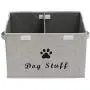 Brabtod Canvas Dog Toy Storage - for Dog Toy Basket for organizing Dog cat Toys and Dog Stuff-Light Grey Brabtod Canvas Dog Toy Storage - for Dog Toy Basket for organizing Dog cat Toys and Dog Stuff-Light Grey