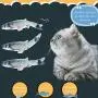 geluode Moving Fish Cat Toy, 11'' Plush Simulation Electric Doll Fish, Automatic Flopping USB Rechargeable Cat Fish Toy, Funny Interactive Pets Chew Bite Supplies for Cat/Kitty/Kitten Catnip Toys