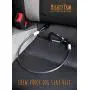 Mighty Paw Chew-Proof Dog Seat Belt - Steel Cable Safety Belt, Steel Braided Cord and Rock Climbers Carabiner