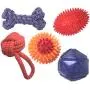 Large Dog 5 Pack Colorful Spiky Football, Chewy Tough Rope Toys and Ball - Great Big Dog Set Large Dog 5 Pack Colorful Spiky Football, Chewy Tough Rope Toys and Ball - Great Big Dog Set