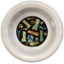 Black Duck Brand Pet Bowl Melamine 2cat/2dog 7in Dog Bowl/5.5in Cat-4ast Dsgn