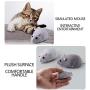 ASFC Wireless Remote Control Mouse Toy, Cheese Infrared Remote Control Simulated, Scary Friends Toys,Cats Toy (Dark Grey)