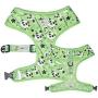 Bulltastic Panda Dream Reversible Dog Harness – Reversible, Comfortable, Adjustable, Easy to Clean – Fits Bulldogs, Pugs, and Other Dog Breeds