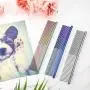 3 Pieces Pet Steel Combs, Pet Dog Cat Grooming Comb Multi-color Dog Comb with Stainless Steel Teeth for Removing Tangles and Knots for Long and Short Haired Dog, 7.5 x 1.3 Inch 3 Pieces Pet Steel Combs, Pet Dog Cat Grooming Comb Multi-color Dog Comb with Stainless Steel Teeth for Removing Tangles and Knots for Long and Short Haired Dog, 7.5 x 1.3 Inch