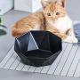 LIONWEI LIONWELI Ceramic Tilted Cat Dog Bowl Cat Food Water Bowl Dish Pet Comfort Feeding Bowls