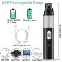[2020 Upgrade] Dog Nail Grinder, Professional 5-in-1Rechargeable Pet Nail Trimmer with Low Noise, Superior Painless Pet Paws File Grooming/Smoothing/Trimming, Perfect for Small Medium Dogs & Cat