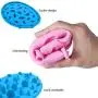 PETBABA Dog Bowl Slow Feeder, Interactive Puzzle Fun Silicone Nonskid Feed Dish, Against Bloat in Eating Food, Keep Your Cat Pet Healthy