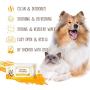 Dhohoo Cat Dog Wipes Natural Safe Ingredients, Premium Clean Deodorize Kitten Puppy Dog Wipes for Pet Paw Eye Stains Ear Coat, Extra Strong Soft Portable Dog Cat Cleaning Wipes- 80 PCS/Pack