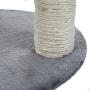 PETMAKER Kitty Cat Condo with Overhead Balcony, Grey