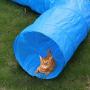 Cossy Home Collapsible Dog Tunnel Tube Kitty Tunnel Pet Toys Peek Hole for Cats, Puppy, Dogs, Kittens, Rabbits (3 Size)