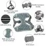 risdoada No Pull Dog Harness with Leash, Soft Breathable Mesh Puppy Chest Harness, Step-in Pet Vest Harness for Small Medium Large Dogs