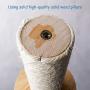 La La Pet Wood Cat Scratching Post Cat Shelf Board Floating Cat Perch Cat Climber Cat Scratcher Wall Cat Furniture Cat Climber Bed Tower Tree