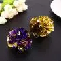 6/12 pcs Cat Toys Multicolor Mylar Crinkle Ball Ring Paper Sound Toy for Cat Kitten Playing Interactive Pet Cat Products Supplies 6/12 pcs Cat Toys Multicolor Mylar Crinkle Ball Ring Paper Sound Toy for Cat Kitten Playing Interactive Pet Cat Products Supplies