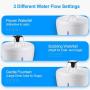 Ciconira Cat Water Fountain, Pet Drinking Dispenser 2.5L Super Quiet Dog Watering Fountains with Filter LED Light for Dogs, Cats, Birds and Small AnimalsChristmas New Year Gift