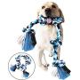 DIY House Large Dog Chew Rope Toys for Aggressive Chewers Rope Chew Toys for Large Medium Dogs Indestructible Tug of War Durable% Rope Toy for Large Breed Toy
