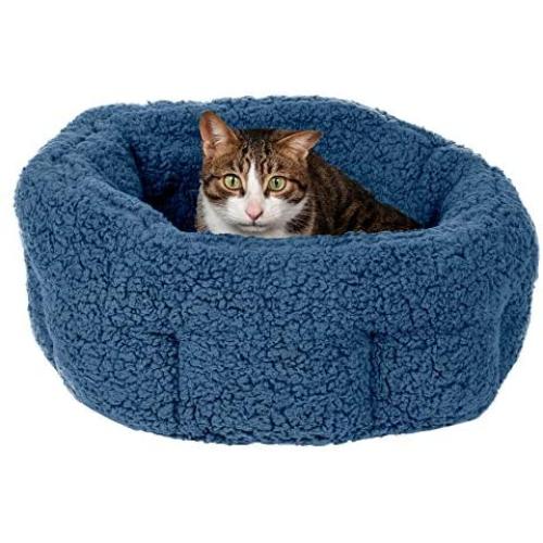 Furhaven Pet Dog Bed - Cooling Gel Memory Foam Faux Fleece and Chenille Soft Woven Traditional Sofa-Style Living Room Couch Pet Bed with Removable Cover for Dogs and Cats