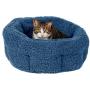 Furhaven Pet Dog Bed - Cooling Gel Memory Foam Faux Fleece and Chenille Soft Woven Traditional Sofa-Style Living Room Couch Pet Bed with Removable Cover for Dogs and Cats