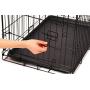 Carlson Pet Products Secure and Foldable Single Door Metal Dog Crate