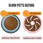 kathson Dog Feeder Slow Eating Pet Bowl Eco-Friendly Durable Non-Toxic Preventing Choking Healthy Design Bowl Anti-Gulping Pet Slower Food for Dog Pet Slow Feeder