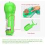 JUILE YUAN Dog Water Bottle for Walking, Portable 3 in 1 Pet Travel Water Drinking Cup with Poop Bags Dispenser and Poop Scoop, Outdoor Hiking, Travel for Puppy, Cats, and Other Small Animals