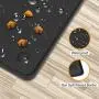 KEKS Silicone Pet Food Mat with Suction Cups - No Spill, Anti Slip and Waterproof Feeding Pad for Dog and Cat Food Dish and Water Bowl