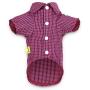 DroolingDog Dog Polo Tee Plaid Shirts for Dogs