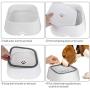 Dog Water Bowl Spill Proof Pet Splash-Free Water Bowl Cat Water Feeder Bowls Pet Bowl for Puppy Dogs,Pets - Keep Water Fresh,1L