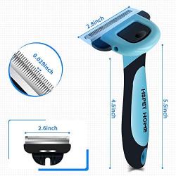 HSpet-HOME Pet Grooming Brush for Dogs and Cats Shedding Hair by up to 95%,Perfect Long & Short Hair Pet Deshedding Tool