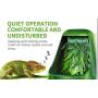 LAMEI Pet Water Dispenser- Reptile Automatic Water Circulation Dispenser, Water Feeder Drinking Fountain with Pump Landscaping