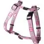 Rogz Pupz Reflecto H-Harness, Medium, Pink Bone Rogz Pupz Reflecto H-Harness, Medium, Pink Bone