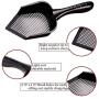 Reptile Litter Scoop –-- Pointed Edge, Right-Angle Designed Shovel - Deep, Anti-scatter Sides – Prevents Infections from Poop to Pets & Humans – Easy to Clean Terrarium by People with Arthritis