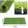 PINVNBY 2 Pcs 11.8” x 23.6” Puppy Grass Pee Pads, Artificial Pet Turf Fake Grass Mat for Puppy Dog Potty Training,Carpet Doormat Indoor & Outdoor Use