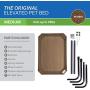 The Original Elevated Pet Bed by Coolaroo, Medium, Nutmeg